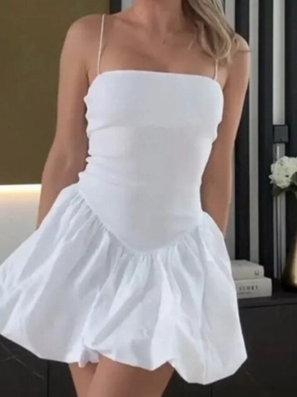 Zara Bubble Skirt Dress - Picture 4 of 6